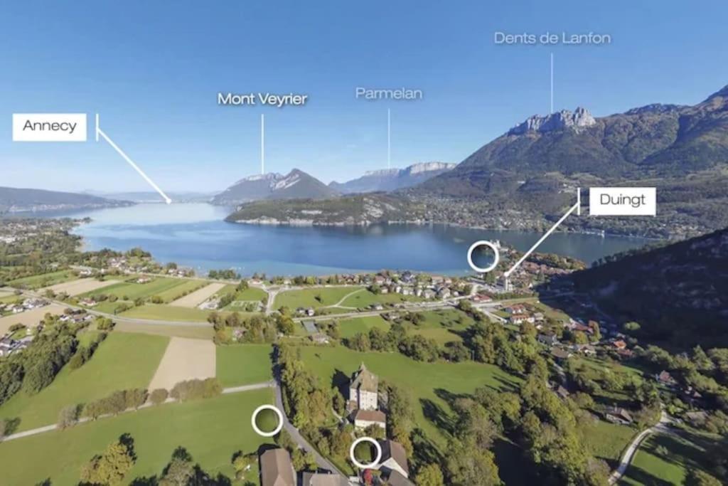 Duplex A 120 M Du Lac D'Annecy Duingt Εξωτερικό φωτογραφία